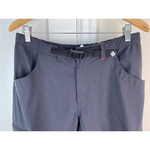 Columbia Black Track Pants with Pink Accents - Picture 3 of 10